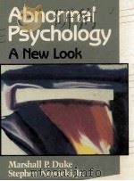 ABNORMAL PSYCHOLOGY A NEW LOOK 1986 PDF电子版封面 0030044049