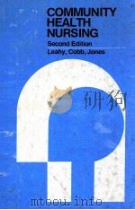 COMMUNITY HEALTH NURSING SECOND EDITION 1972 PDF电子版封面