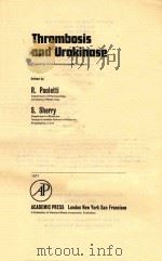 THROMBOSIS AND UROKINASE（1977 PDF版）