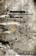 MICROSURGERY 1979 PDF电子版封面
