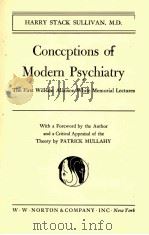 CONCEPTIONS OF MODERN PSYCHIATRY 1953 PDF电子版封面