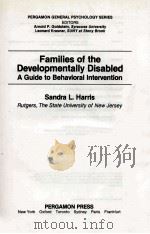 FAMILIES OF THE DEVELOPMENTALLY DISABLED（1983 PDF版）