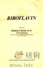 RIBOFLAVIN 1975 PDF电子版封面 0306308142
