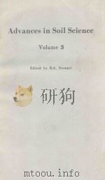 ADVANCES IN SOIL SCIENCE VOLUME 3（1985 PDF版）
