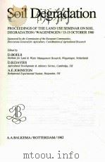SOIL DEGRADATION（1982 PDF版）
