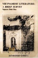 VIETNAMESE LITERATURE: A BRIEF SURVEY 1994 PDF电子版封面
