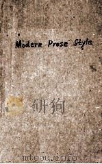 MODERN PROSE STYLE 1934 PDF电子版封面