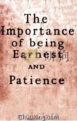 The Importance of Being Earnest and Patience 1952 PDF电子版封面