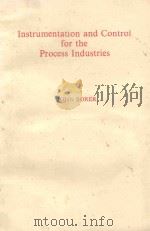 INSTRUMENTATION AND CONTROL FOR THE PROCESS INDUSTRIES（1985 PDF版）