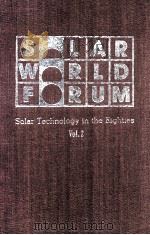 SOLAR WORLD FORUM VOLUME TWO 1982 PDF电子版封面 0080267300