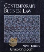 CONTEMPORARY BUSINESS LAW 1996 PDF电子版封面 0314058575