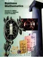 BUSINESS MATHEMATICS SIXTH EDITION   1994  PDF电子版封面  0673467422   
