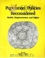 POPULATION POLICIES RECONSIDERED PDF电子版封面 0674690036