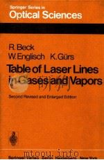 SPRINGER SERIES IN OPTICAL SCIENCES SPRINGER SERIES IN OPTICAL SCIENCES SECOND REVISED AND ENLARGED（1978 PDF版）
