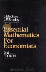 ESSENTAL MATHEMATICS FOR ECONOMISTS SECOND EDITION 1980 PDF电子版封面 0471276596