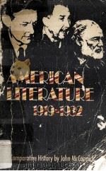 AMERICAN LITERATURE 1919-1932 A COMPARATIVE HISTORY（1971 PDF版）
