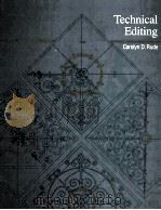 TECHNICAL EDITING 1991 PDF电子版封面 0534150004