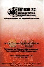 SENSOR'82 Transducer-Technik U.Temperaturmessung（1982 PDF版）