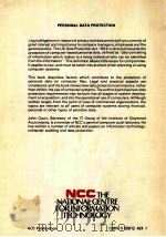 Personal Data Protection The 1984 Act and its Implications（1984 PDF版）