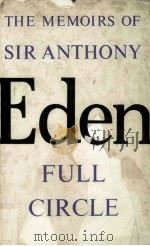 The Memoirs of Sir Anthony Eden（1960 PDF版）