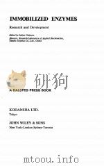 IMMOBILIZED ENZYMES A HALSTED PRESS BOOK（1978 PDF版）