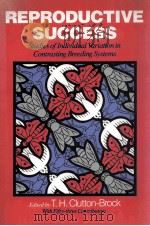 REPRODUCTIVE SUCCESS 1988 PDF电子版封面 0226110583