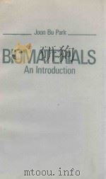 BIOMATERIALS AN INTRODUCTION 1979 PDF电子版封面 0306401037