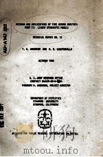 METHODS AND APPLICATIONS OF TIME SERIES ANALYSIS PART II:LINEAR STOCHASTIC MODELS TECHNICAL REPORT N（1984 PDF版）