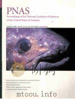 PNAS PROCEEDINGS OF THE NATIONAL ACADEMY OF SCIENCES OF THE UNITED STATES OF AMERICA（1999 PDF版）