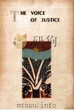 The Voice of Justice 1963 PDF电子版封面