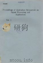 Proceedings of Australian Symposium on Signal Processing and Applications 17-19 April 1989 V.1（1989 PDF版）
