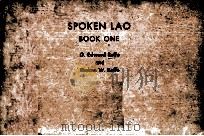 Spoken Lao Book One 1956 PDF电子版封面