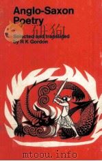 ANGLO-SAXON POETRY（1934 PDF版）