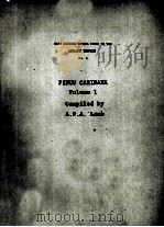 PINUS CARIBAES VOLUME 1 PDF电子版封面