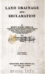 LAND DRAINAGE AND RECLAMATION（ PDF版）