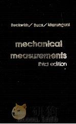 MECHANICAL MEASUREMENFS THIRD EDITION PDF电子版封面 THOMAS G.BECKWIFH
