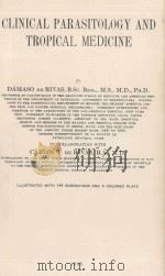 CLINICAL PARASITOLOGY AND TROPICAL MEDICINE PDF电子版封面