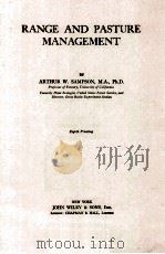 RANGE AND PASTURE MANAGEMENT（ PDF版）