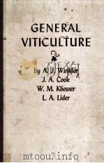GENERAL VITICULTURE PDF电子版封面