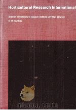 HORTICULTURAL RESEARCH INTERNATIONAL（ PDF版）