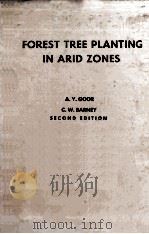 FOREST TERR PLANTING IN ARID ZOUES PDF电子版封面