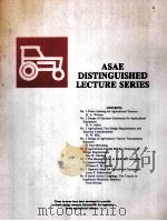 ASAE DISTINGUISHED LECTURE SERIES（ PDF版）