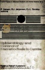 EPIDEMIOLOGY AND CONTROL OF NEMATODIASIS IN CATTLE（ PDF版）