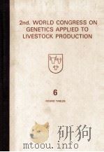 2ND WORLD CONGRESS ON GENETICS APPLIED TO LIVESTOCK PRODUCTION 6（ PDF版）