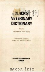 BLACK'S VETERINARY DICTIONARY（ PDF版）