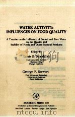 WATER ACTIVETY:INFLUENCES ON FOOD QUALITY（ PDF版）