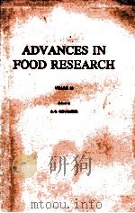 ADVANCES IN FOD RESEARCH VOLUME 26 PDF电子版封面 C.O.CHICHESTER