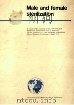 MALE AND FEMALE STERILIZATION（1973 PDF版）