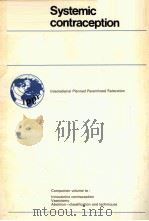 SYSTEMIC CONTRACEPTION 1973 PDF电子版封面