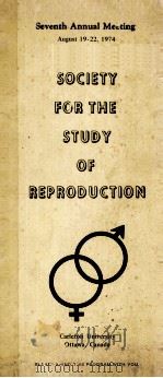 SOCIETY FOR THE STUDY OF REPRODUCTION（1974 PDF版）